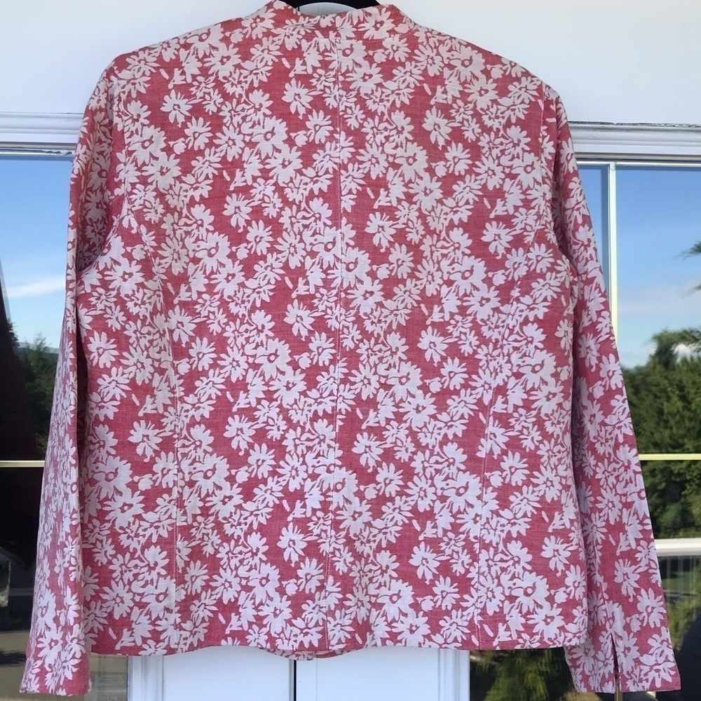 Coldwater Creek Linen Blend Light Blazer Size M - Picture 2 of 4